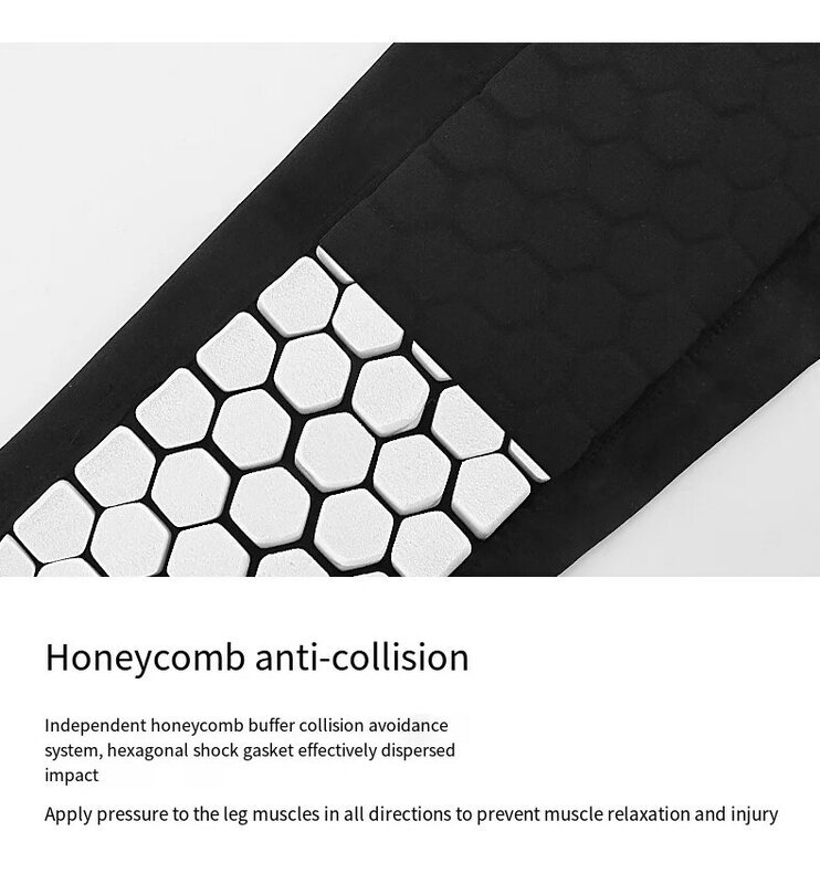 Pelindung Tulang Kering Sepak Bola Pelindung Kaki Bantalan Antitabrakan Sarang Lebah Olahraga Luar Ruangan Kaus Kaki Pelindung Betis Melindungi Tibia Sepak Bola