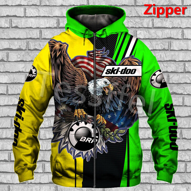 Can-am 3D Printed New Fashion Men's Hoodie Personality Zipper Jacket Motorcycle Unisex Hip Hop Sportswear Style-4