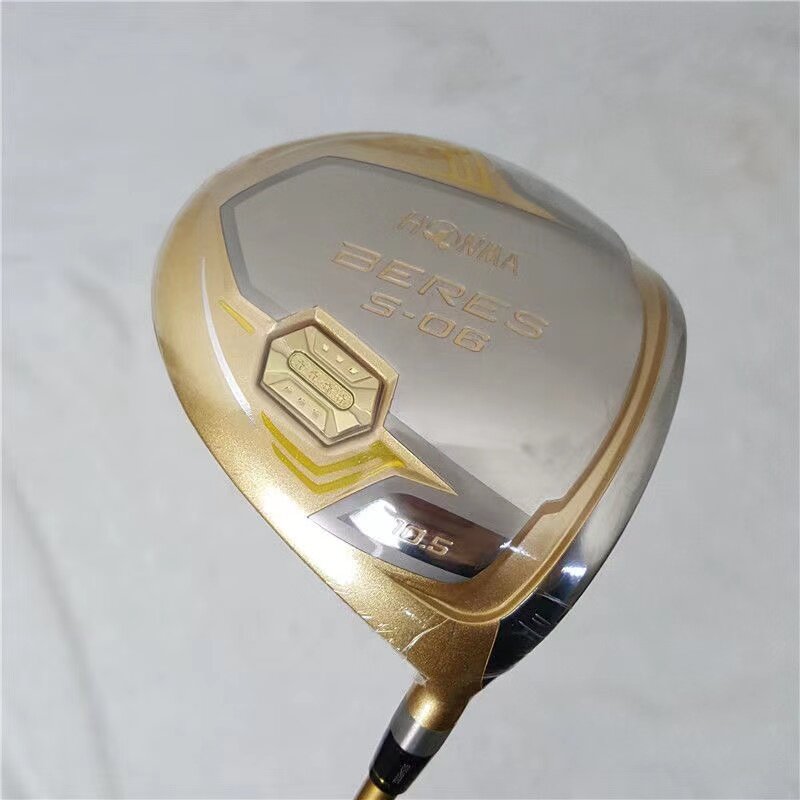 Men's New 4 Planet Club HONMA S-06 Driver 10.5/9.5 Loft Golf Driver R or S Graphite Shaft and Wood Head Cover