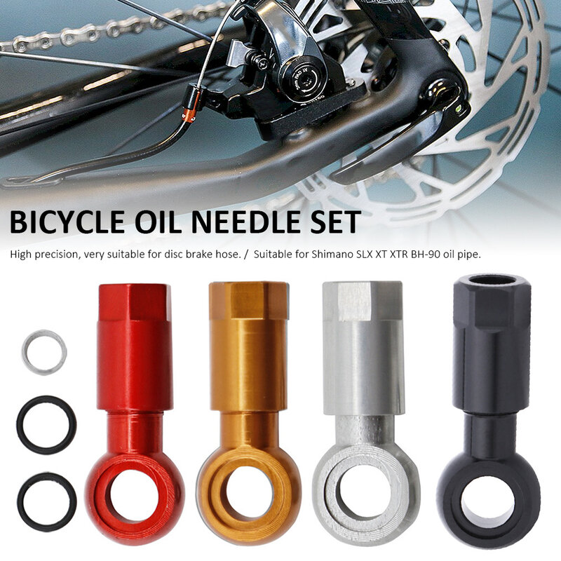 Set Tabung Rem Cakram Hidrolik Sepeda Konektor Kepala Zaitun BH90 Bodi Lima Kawat untuk Aksesori Rem Bersepeda SLX XT