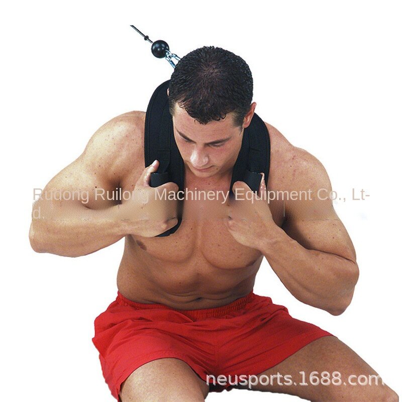 Masculino fitness imprensa cinto barriga esportes puxar fio arnês alça de ombro cinto de náilon equipamentos de fitness em casa acessórios