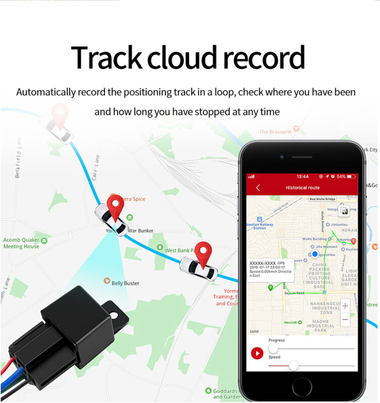 RYRA Global 4G Multi-Mode GPS Tracker Car Tracker Cortar Combustível SMS Chamada Alarme Motocicleta Rebocada De Rastreamento De Proteção De Segurança