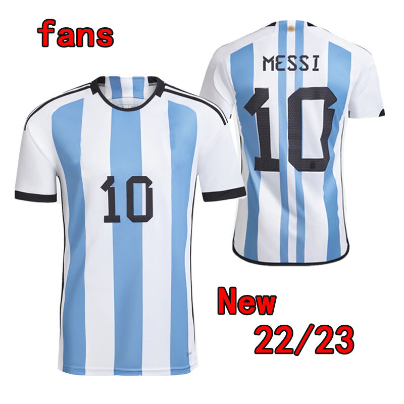 Qualidade superior S-4XL maradona kun aguero novo 22 23 argentinae camisas l. paredes rodriguez dybala nova qualidade superior argentinae camisa
