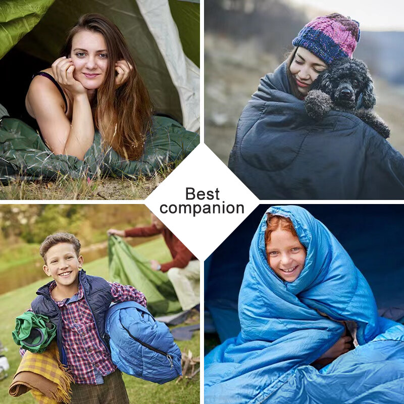 Sac de couchage à Compression étanche pour l'extérieur, sac de Sport ultraléger, sac de couchage d'hiver en coton, Camping voyage randonnée