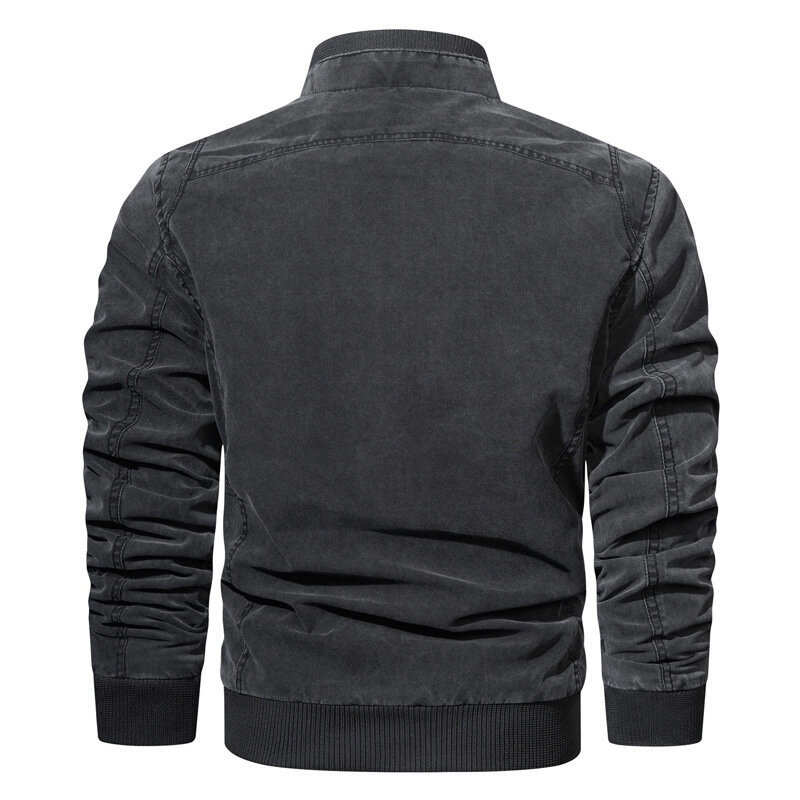 Men Fashion New Casual Windbreaker Bomber Jacket Coats 2022 Spring Autumn Outdoor Waterproof Slim Jackets Casual  Shopping