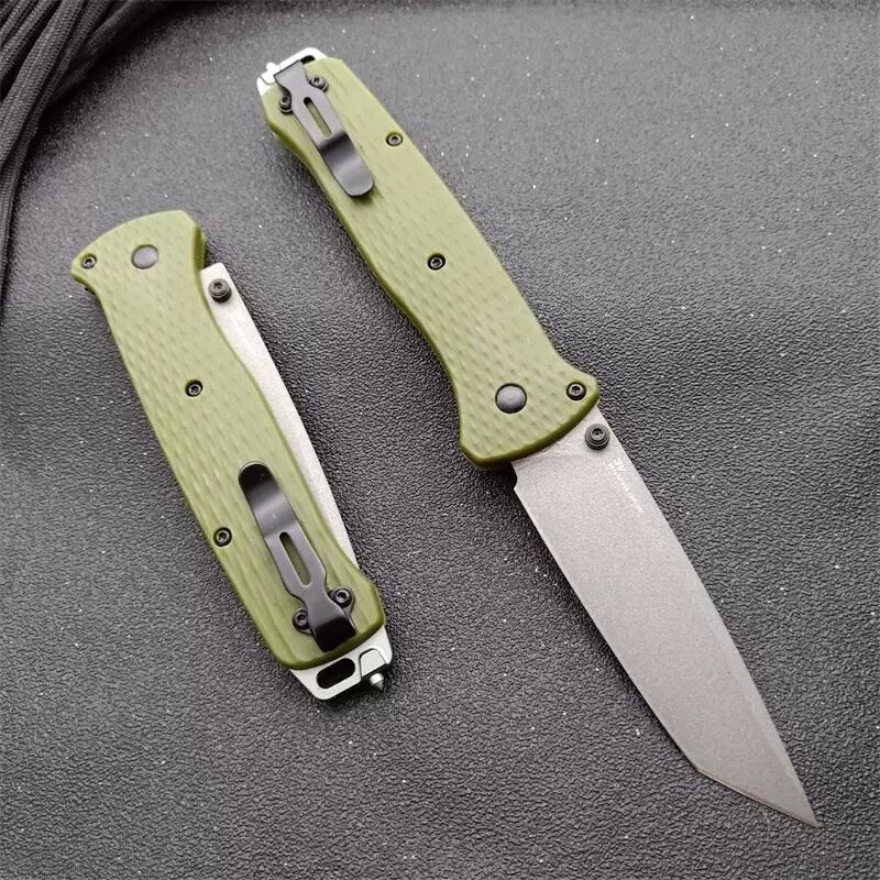 Outdoor Tactische Zakmes Bm 537 Glasvezel Handvat Sabel Survival Zelfverdediging Pocket Militaire Knives-BY02