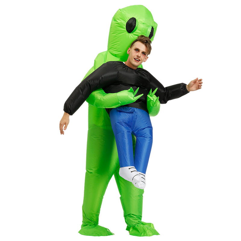 Adulto alienígena traje inflável crianças festa cosplay traje engraçado terno anime fantasia vestido de halloween traje para a mulher