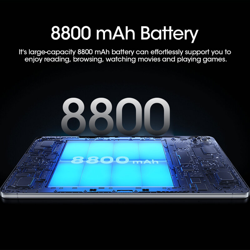 Планшет android, Восьмиядерный процессор Snapdragon 870, 11 дюймов, HD, 12 Гб, 512 ГБ, 8800 мАч