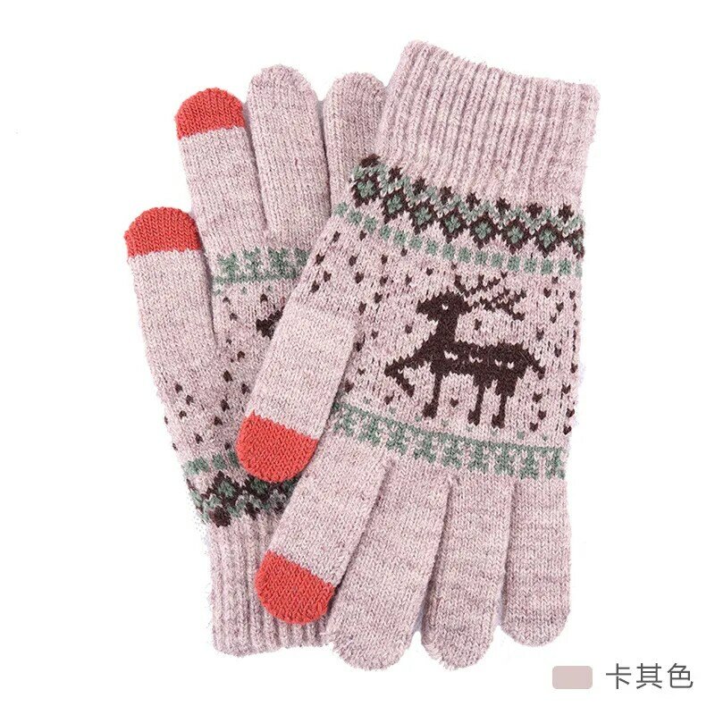 Winter handschuhe Männer Frauen Voll finger handschuhe männlich berühren Outdoor-Sport warme Thermo-Fleece-Ski handschuhe