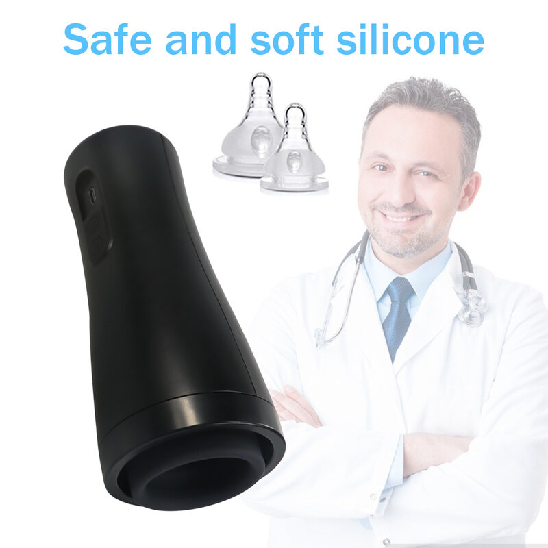Male Masturbators Automatic Thrusting Telescopic Cup With Sucker Penis Stimulation Blowjob Soft Vagina Adult Sex Toys for Men