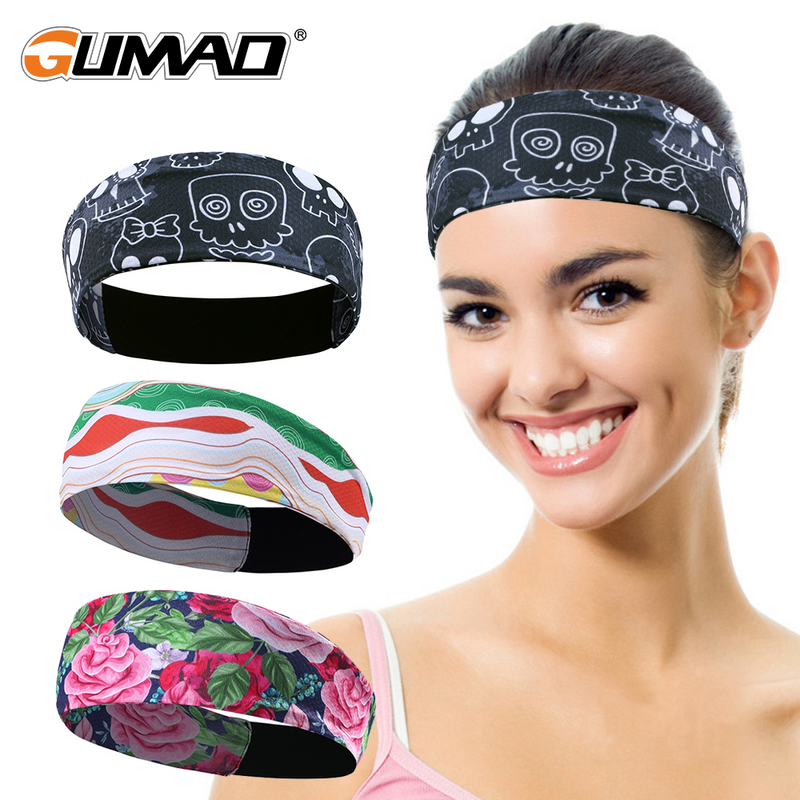 Sport Headbands Bike Cycling Running Sweatband Fitness Jogging Tennis Yoga Gym Headscarf Head Sweat Hair Band Bandage Men Women