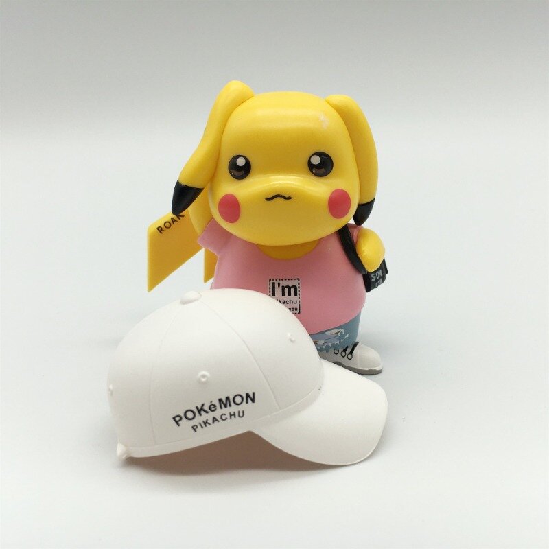 8CM Pokemon Pikachu Movable Doll Pokemon Game Elf Ball Model Fire Dragon Anime Doll Toy Children’s Gift  Anime Figure