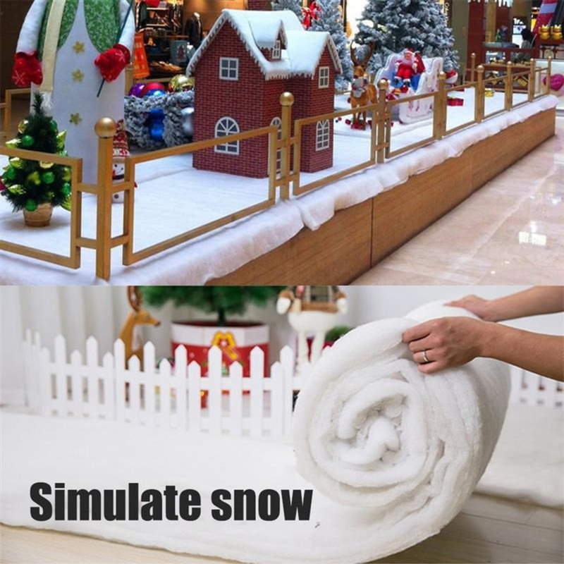 ผ้าห่มหิมะปกคลุมประดิษฐ์ผ้าฝ้ายผ้าห่มสำหรับต้นคริสต์มาสกระโปรงฉากหลังตกแต่ง2022