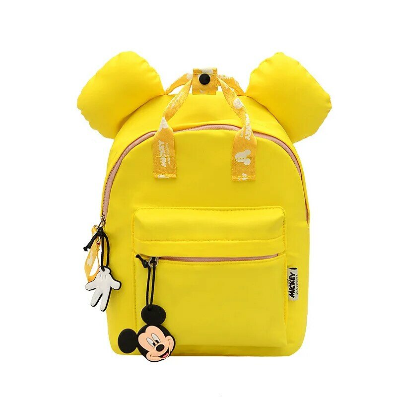 Disney mochilas infantis anime dos desenhos animados mickey mouse mochila jardim de infância estilo moda à prova dwaterproof água usar mochilas resistentes