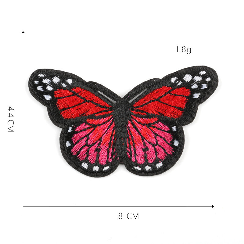 27pcs Butterflies Series For Clothes Iron on Embroidered Patches For Hat Jeans Sticker Sew-on DIY Patch Applique Badge Wholesale