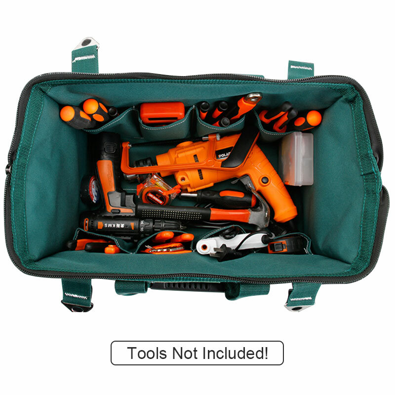 Przenośny zestaw narzędzi Crossbody torba na narzędzia torba płócienna o dużej pojemności wielofunkcyjna narzędzie instalacyjne do naprawy torebek