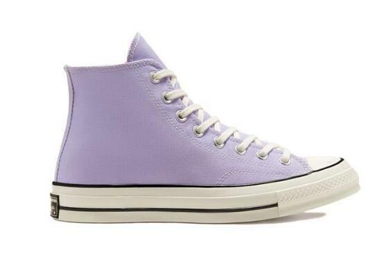 Original Converse Chuck Taylor All Star uomo e donna unisex Skateboarding Daily Leisure High purple flat canvas Shoes