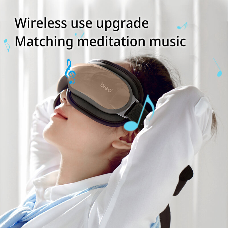 Breo iSee16 4D Smart Airbag vibrazione massaggiatore per occhi massaggio per agopuntura degli occhi con dispositivo musicale riscaldante e rilassante
