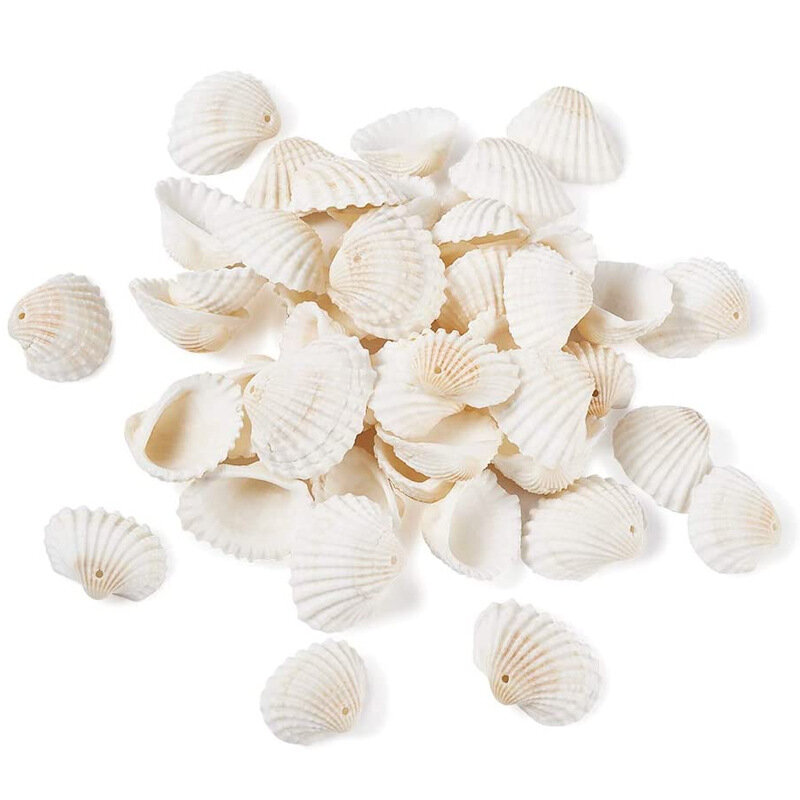 30pc Natural Shell Conch Pendant Jewelry Making Beads DIY Handmade Bracelet Necklace Rings Accessories Material Wholesale