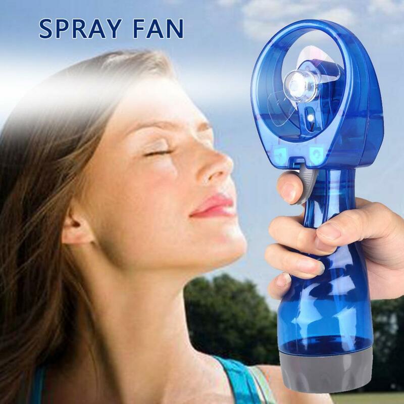 Spray Fan Handheld Handige Hand-Crank Bevochtiging Mini Water Spray Luchtbevochtiger Koeling Draagbare Desktop Air Spray Fans
