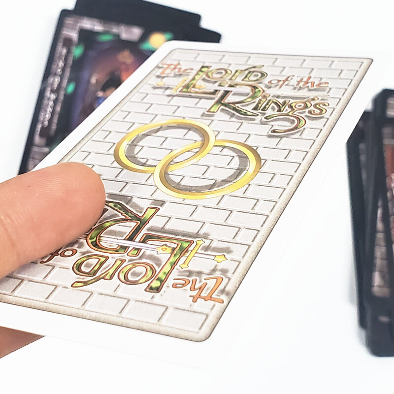 Vendita calda carte inglesi 12 x7 cm Lord of the RingsTarot per amici di famiglia leisur divertente interessante gioco da tavolo per feste mazzo di 80 carte
