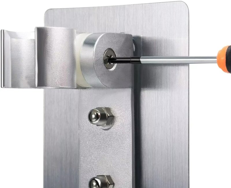 2022New Aluminum Shower Holder Adjustable Punch Free Bathroom Shower Head Stand Bracket Wall Mounted Kitchen Restroom Accessorie