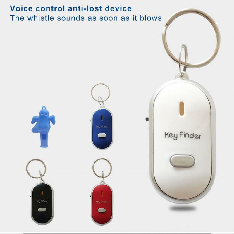 مفتاح مكتشف بقاء صافرة الإلكترونية LED ألعاب سلسلة مفاتيح محمولة صافرة السلامة للخارجية