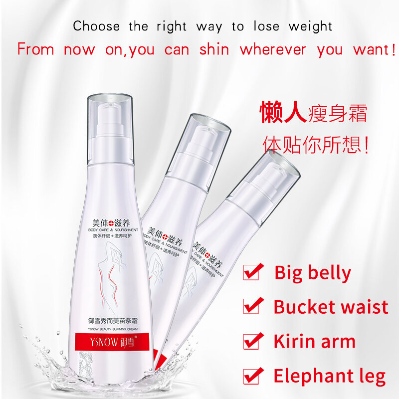 YSNOW Slimming Body Cream Losing Weight for Belly Slimming Massage Reduce Cellulite Skin Firming Fat Burning Creams Body Care