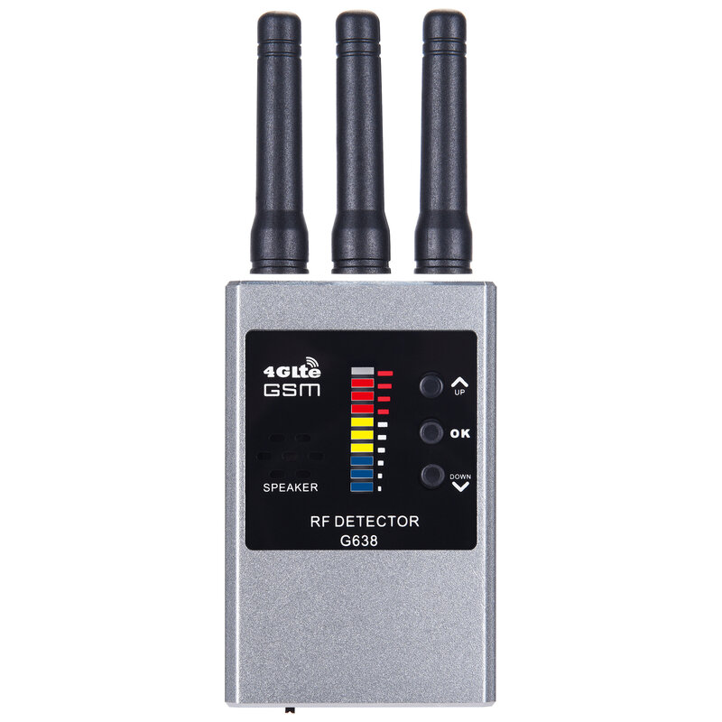 Detektor Bug RF Anti-mata-mata Pencari Kamera Tersembunyi Wifi Mendengarkan Ponsel Penyapu Nirkabel Mendengarkan Perangkat Mata-mata Deteksi Pelacak GPS