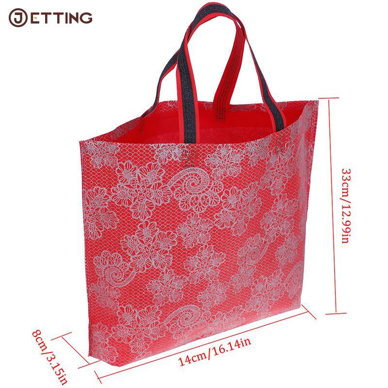 New Women Lady Foldable Shopping Bag Waterproof Thick Handbag Casual Portable Large Capacity Zip Nylon Tote Free Shipping