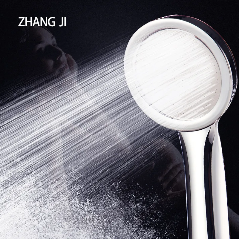 Zhangji-シャワーヘッド,高品質のバスルーム,高圧ノズル,レインマッサージ,クロムメッキ