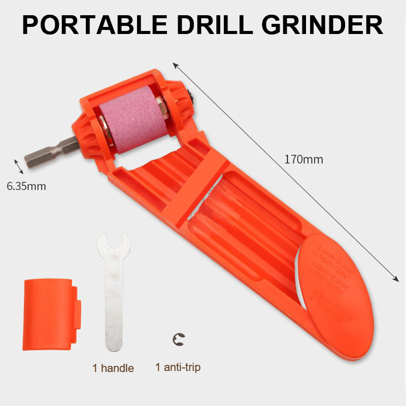 Grinding Wheel Drill Bit Sharpener Grinding Wheel Power Tool Hand Tools Nail Drill Bits Set Sharpener For Step Drill Accessories