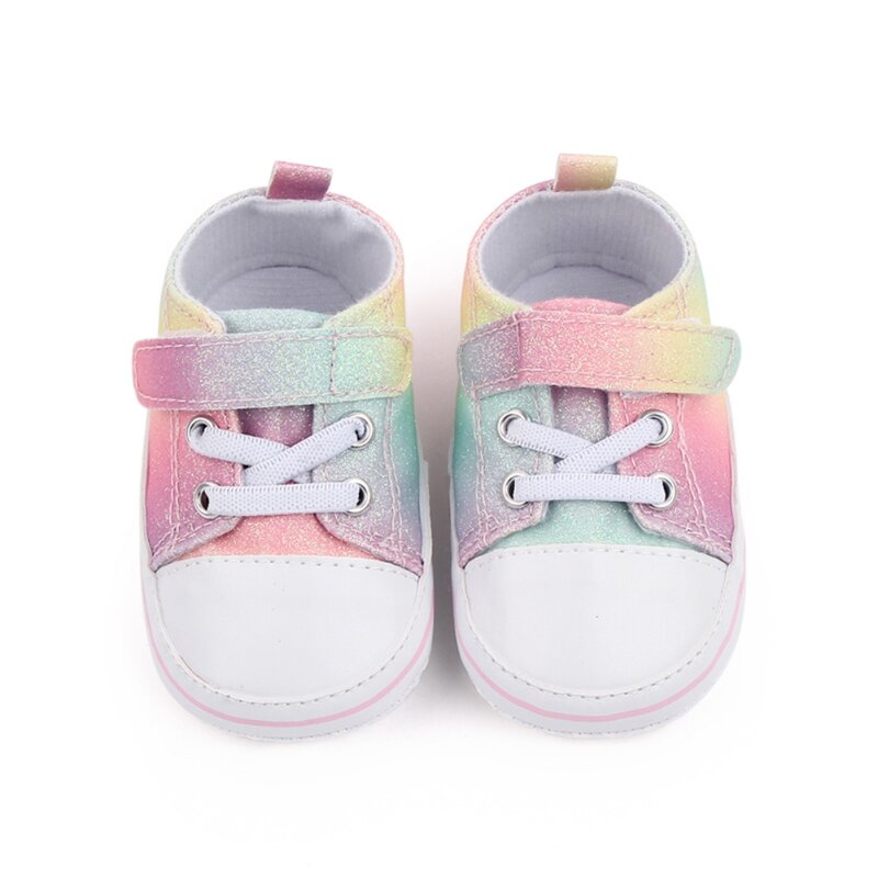 Weixinbuy outono meninas recém-nascidos casuais sola macia sapatos do bebê meninos sapatilha infantil plutônio gancho & loop primeiros caminhantes 0-18 meses