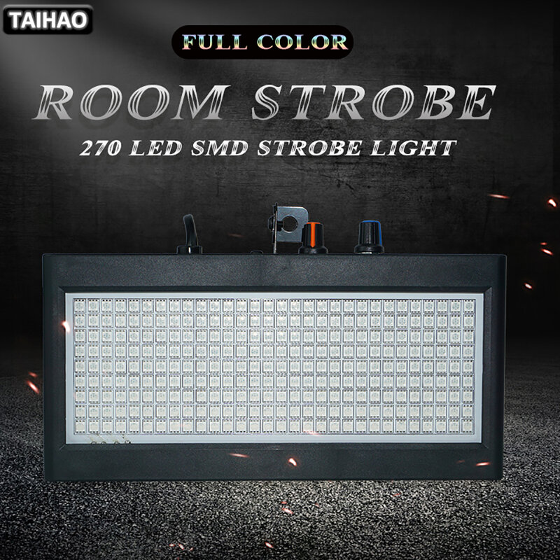 270 SMD Strobe ไฟบาร์ไฟ Mini KTV ไฟควบคุมเสียง LED ควบคุมเสียง Strobe Stage Lighting