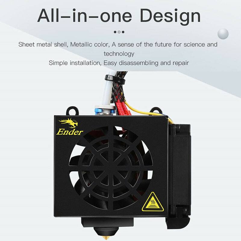 CREALITY 3D-extrusora completamente ensamblada, Kit de impresión rápida, alta precisión de impresión para Ender-6, pieza de impresora 3D, actualización de Ender-6