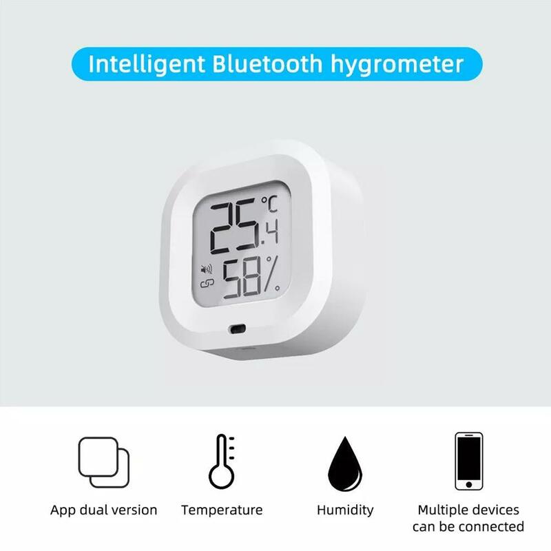 Termómetro con Sensor de humedad y temperatura, inalámbrico con higrómetro Bluetooth, Wifi, soporte interior R P5l6