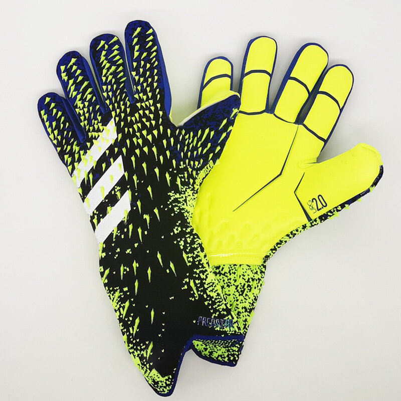 2022 New Design Men Goalie Soccer Goalkeeper Gloves Thicken Full Latex Foam Professional Training Football Gloves