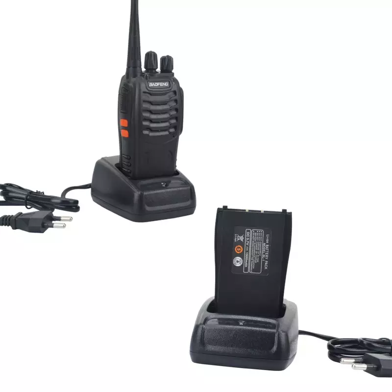 Spedizione gratuita 2 pz/lotto baofeng walkie tapie BF-888S UHF 400-470MHz ham amatoriale radio baofeng 888s radio VOX con auricolare
