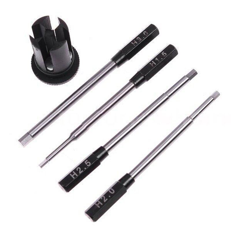 Promotion! 2X 4 In 1 Hexagon Head Hex Screw Driver Tools Set 1.5-3Mm Fr RC Helicopter Car