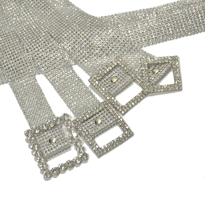 Cinturones de alta calidad con incrustaciones de diamantes de imitación para mujer, cinturones de lujo informales con personalidad, abrigo para Vaqueros, novedad de 2022