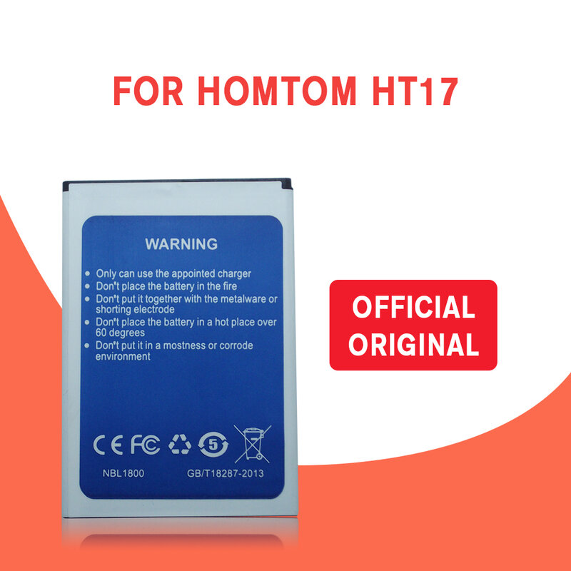 HOMTOM HT17 Battery 100% Original Batteries Replecement Large Capacity 3000mAh Back-up Battery for HOMTOM HT17 Pro Smartphone