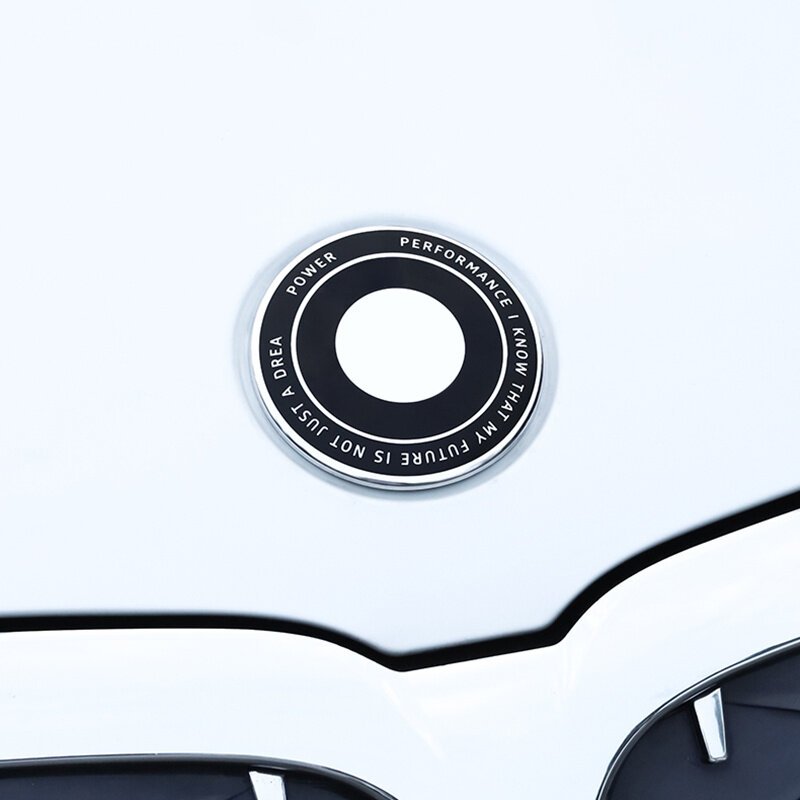 Cubierta de decoración de llanta de rueda con logotipo del 50 ° aniversario, color blanco y negro, para BMW X1, X3, X5, 1, 3, 5, 7 Series Z4, G20, G30, G05, G01, G11, E46, E90