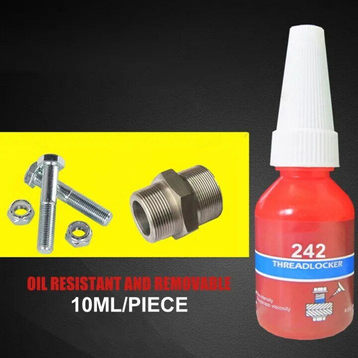 10ml Liquid Screw Glue 222 242 262 272 Anaerobic Adhesive Anti-Rust Removable Sealant Thread Glue for Metal Surfaces Screw