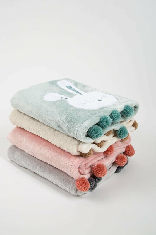 75x120cm Baby Blanket Newborn Thermal Of SIDS Soft Fleece Blanket Winter Solid Bedding Set Cotton Quilt Infant