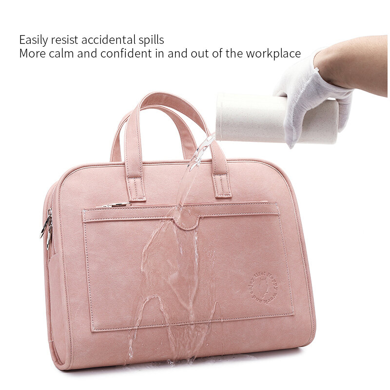 PU skóra kobiet torba na Laptop Notebook prowadzenie teczki dla Macbook Air 13.3 14 15.6 cal mężczyźni torebki torba na ramię