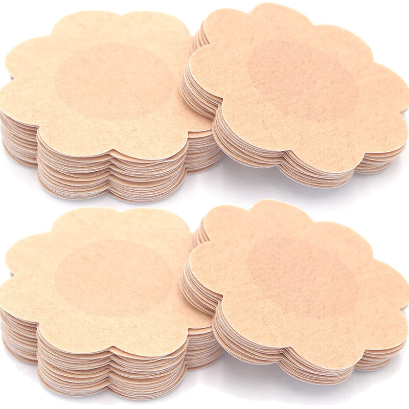 20Pcs Nipple Cover Teat Hide Women Nipple Pasties Breast Petals Invisible Bra Padding Chest Sticker Patch Nipple Covers Stickers