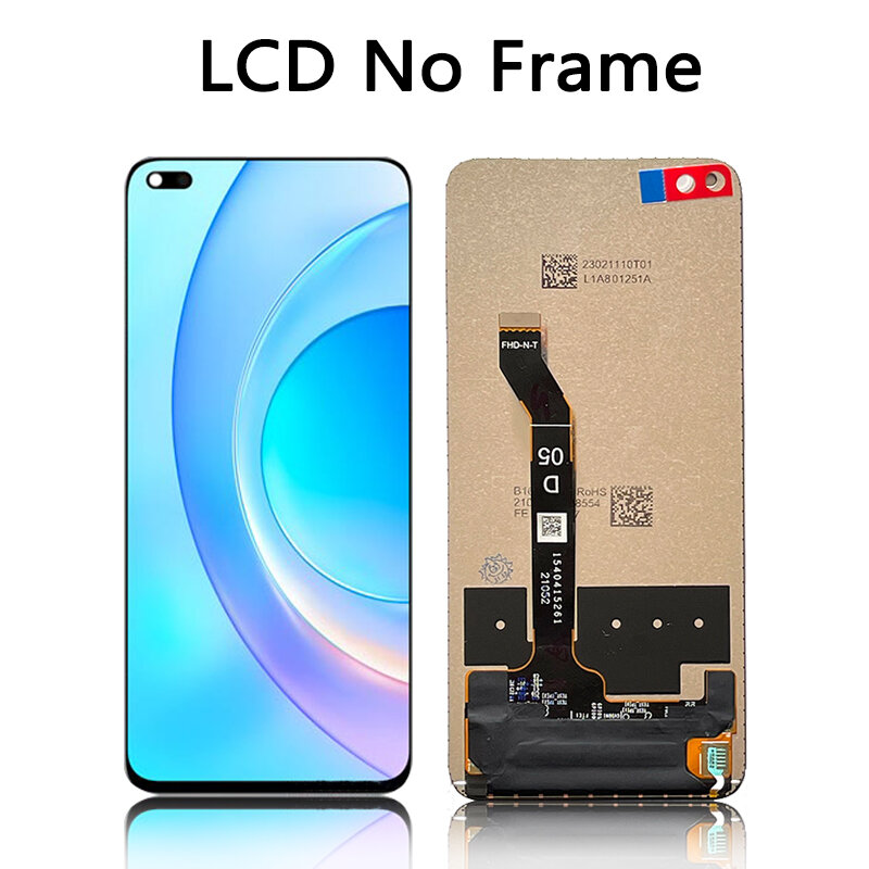 Pantalla de NEN-L22 LCD Original para Huawei nova 8i, montaje de digitalizador con Panel de cristal táctil, 6,67 pulgadas, para Honor X20