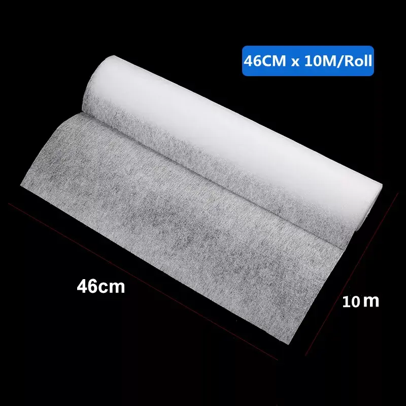 46cm x 10M carta da filtro per olio da cucina carta assorbente Non tessuta filtri in cotone antiolio Rang Hood Extractor filtro di protezione della ventola