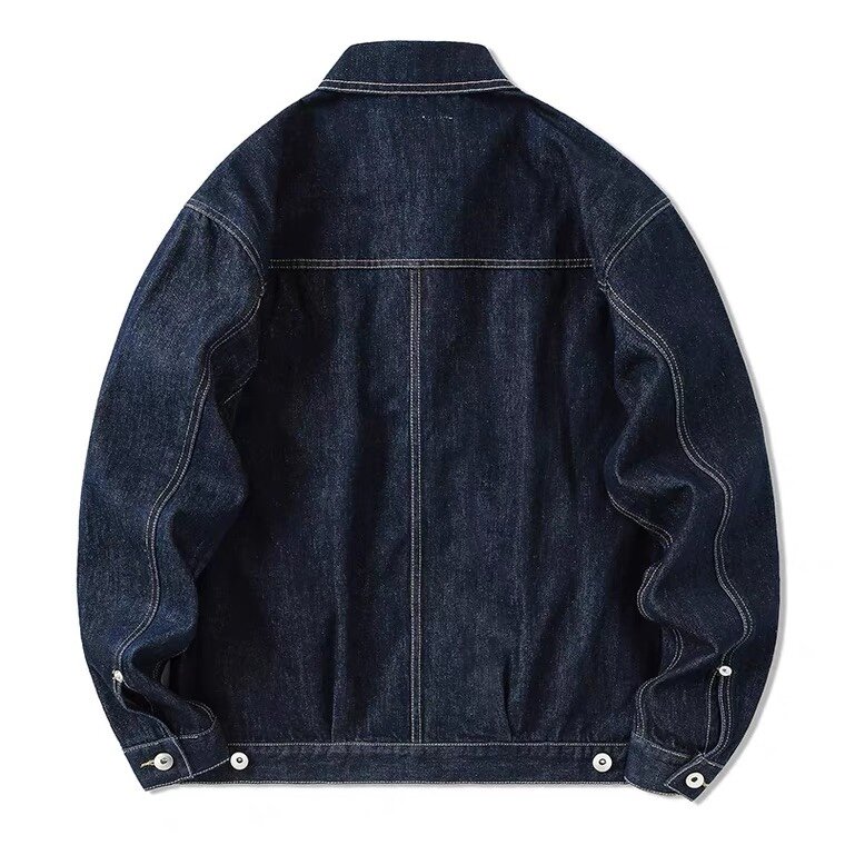 Retro japão estilo novo masculino pequena gaivota impressão jeans alta qualidade topo casual jeans hip hop 100% algodão