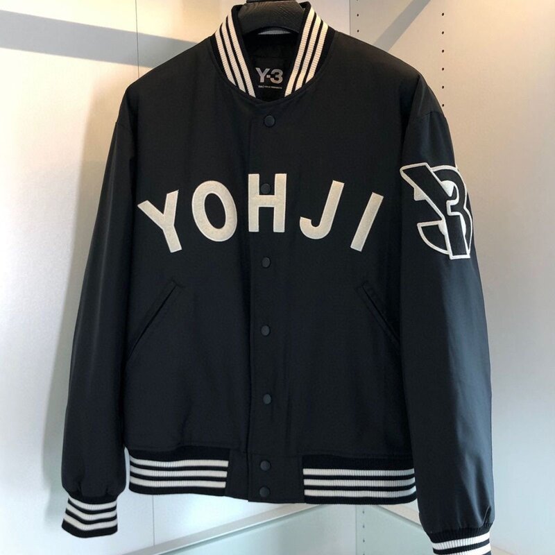 Y3 Yohjis Yamamotos Fashion In Autumn And Winter Embroidery Sports Baseball Uniform Casual Coat Men's And Women's Cotton Jackets